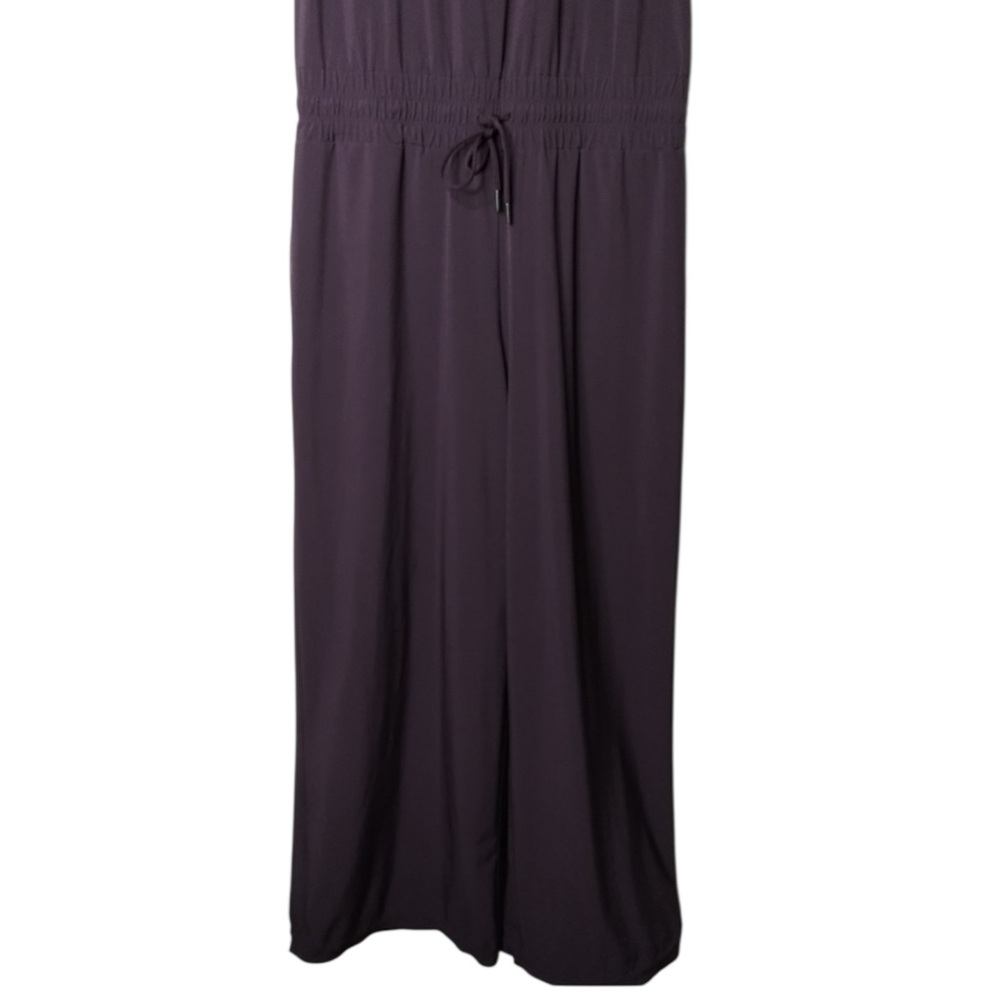 ATHLETA Revive Wide Leg Travel Jumpsuit in Agate (Eggplant) Size 10 -- WOW WOW!! - Picture 2 of 14